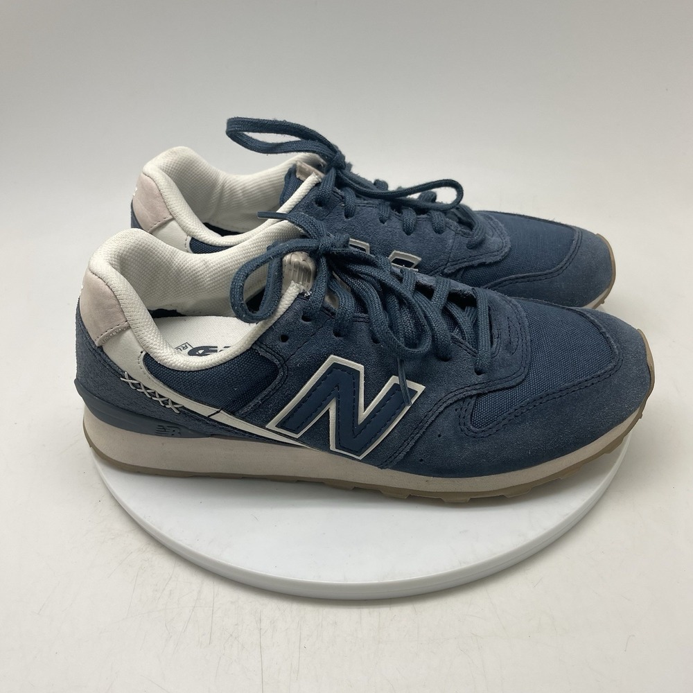 New Balance 696 Womens 8.5 B Blue Athletic Running Walking Shoes‎ Sneakers